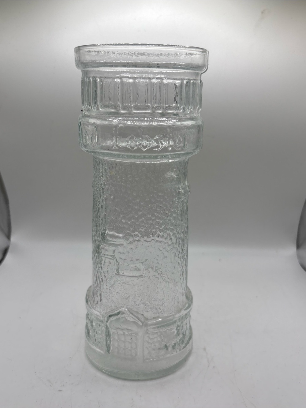 Vintage Red Lobster Lighthouse Shaped Glass